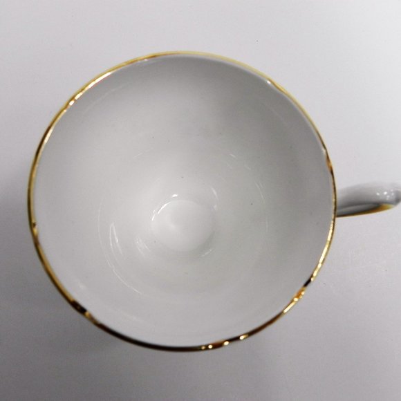 Collectable Vintage Royal Kendall Teacup & Saucer Yellow and Blue Flower - Picture 7 of 8